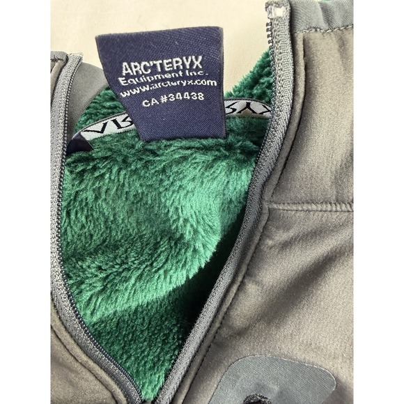 ARC'TERYX Men's Hyllus Jacket Sherpa Lined Black Full Zip Size XL Polartec - Picture 7 of 10